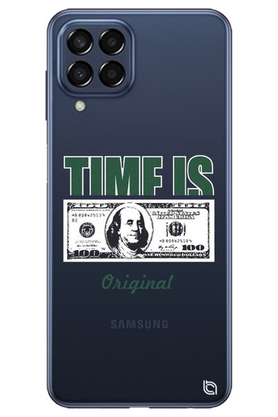 WANNA PROTECT Samsung M22 Clear Premium Money Pattern Silicone Phone Case