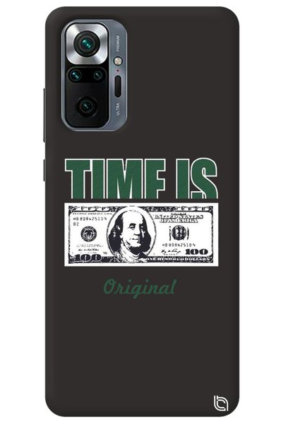 WANNA PROTECT Xiaomi Redmi Note 10 Pro Black Premium Velvet Money Patterned S...