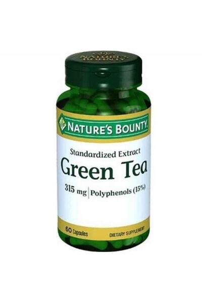 Nature's Bounty Green Tea 315 Mg 60 Kapsül Yeşil Çay Yaprağı Içeren Gıda Takv...