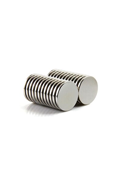 Dünya Magnet 5 Adet 20x2 Mm Yuvarlak Güçlü Neodyum Mıknatıs (çap 20 Mm Kalınl...