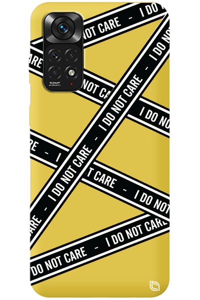 WANNA PROTECT حافظة هاتف Xiaomi Redmi Note 11 من السيليكون باللون الأصفر الفا...