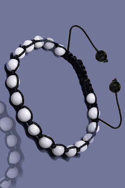 Tesbih Atölyesi Certified Mother of Pearl Stone Natural Stone Bracelet (AAA Quality)