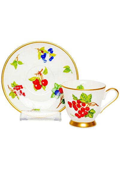 LEONARTE CASA 6-Person Coffee Cup Set Fruit Garden