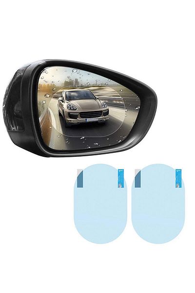 NOYİSKA Land Rover Compatible Auto Exterior Mirror Rain Glass Film Car Side Rearview Mirror Film Anti-Fog 2pcs