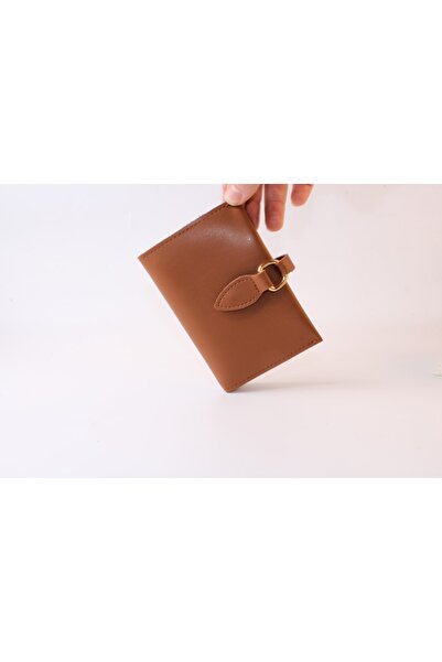 dericom Soft Leather Snap Fastener Multi-Compartment Zippered Middle Small Si...