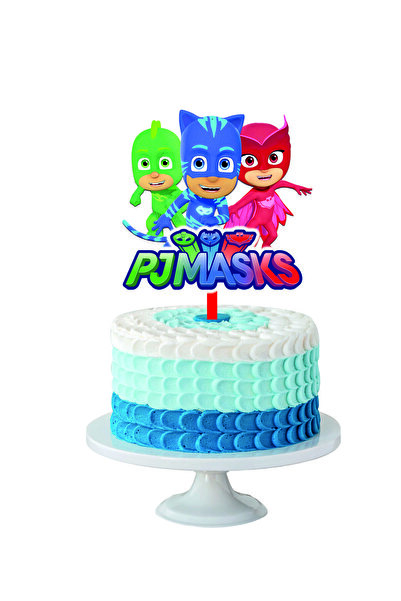 PJMASKS Pijamaskeliler 8 Person Birthday Set Pjmask