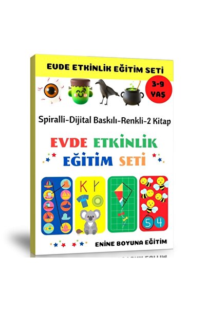 Enine Boyuna Eğitim Activity Training Set at Home (3-9 Years)