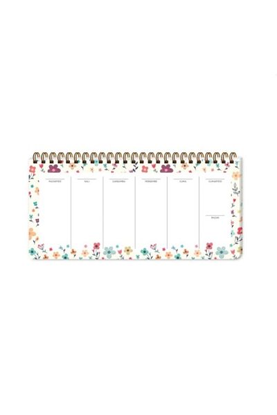 KESKİN COLOR Planificator săptămânal 13x27 - Florețe