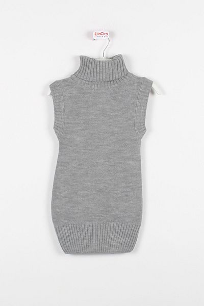 incity Girl's Ribbon Detailed Knitwear Tunic and Ribbon Complementary Sleeves