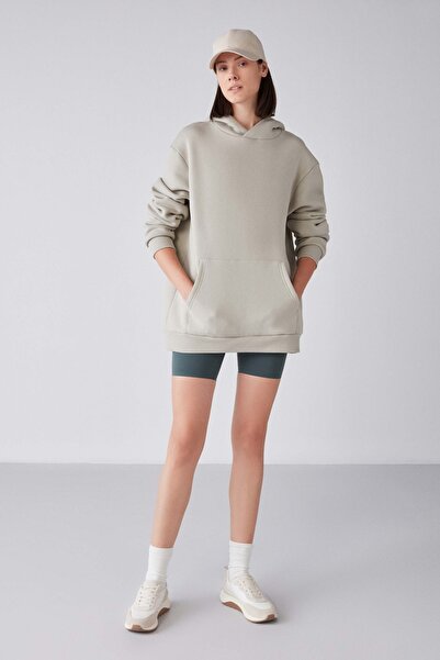 GRIMELANGE Φούτερ Glada Regular Relaxed Stone Color