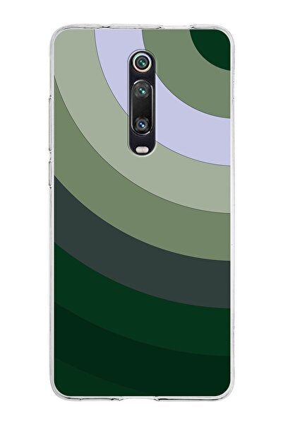 PrintiFy Xiaomi Mi 9t Uyumlu Kapak Renk Cümbüşü Tasarımlı Şeffaf Silikon Kılıf