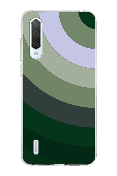 PrintiFy Xiaomi Mi 9 Lite Uyumlu Kapak Renk Cümbüşü Tasarımlı Şeffaf Silikon Kılıf