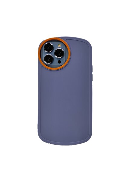 Nettech Iphone 13 Pro Max Uyumlu Silindir Camera Seri Arka Koruma - Lila