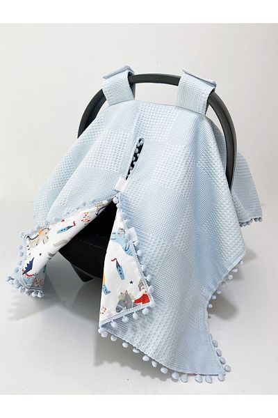 Babys Field غطاء عربة الأطفال مزدوج الجوانب