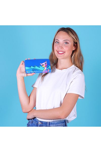 Biggdesign Spring Karabenli Yilmaz Owl and City Wallet