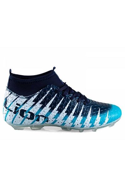 Lion High Top Football Boots Navy Blue