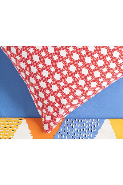 English Home Delilah Cotton Single Pillow Case 50x70 Cm Red