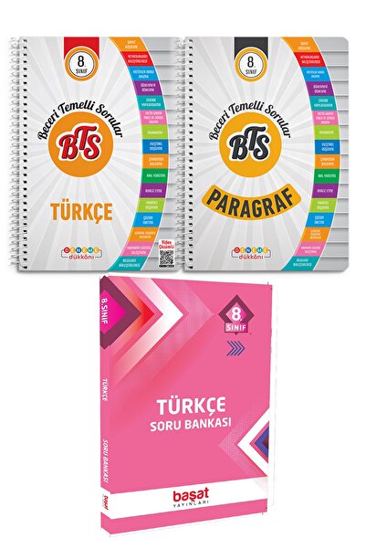 Başat Yayınları 8. Sınıf Türkçe-paragraf Beceri Temelli Sorular-türkçe Çek Ko...
