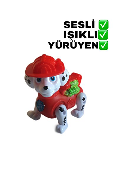Genel Markalar Müzikli Işıklı Hareketli Yürüyen Marshall Sevimli Köpek Oyuncak