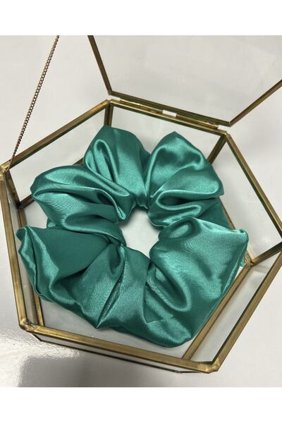 BUSA Scrunchie Satin Water Green
