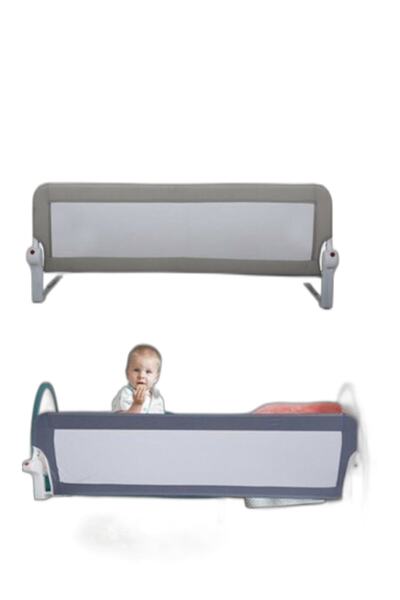 GUİMO 2 ADET 150 CM GRİ One Master Bebek Güvenlik Yatak Bariyeri 150cm 2 Adet