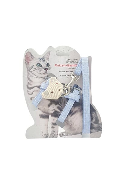 Mixpet Blue Teddy Bear Dog Chest Collar