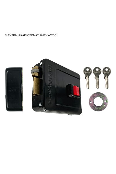 Otomatsan Elektrikli Kapı Otomat Kilidi Siyah (13mm-52mm)