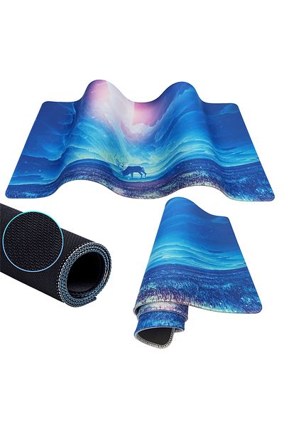 PORGE لوحة ماوس ألعاب مقاس 90x40 Xxl لوحة ماوس كبيرة للمكتب لوحة ماوس ألعاب