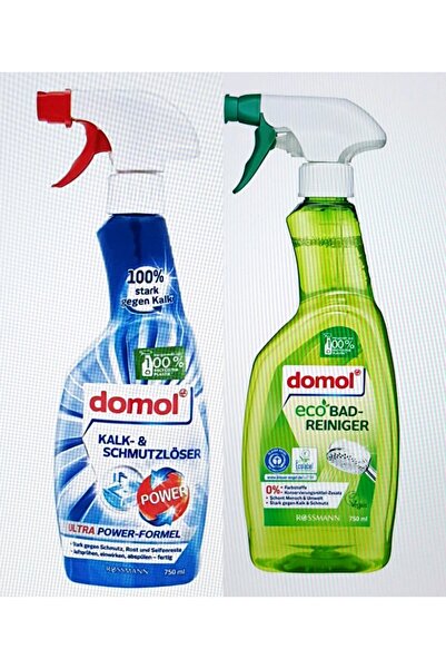 DOMOL Eco Banyo Yüzey Temizleyici Sprey- Kireç Ve Kir Çözücü Sprey