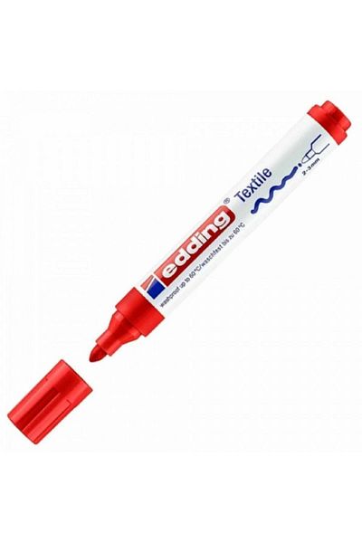 Edding Textile Marker Pen 4500 2-3mm Red 02