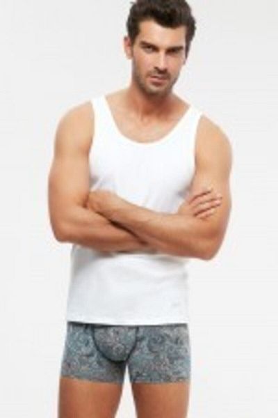 Kom Scott Strap Cotton Modal Men's 2-Piece Undershirt 005