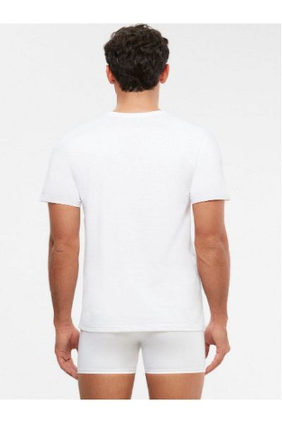 Kom Men's White 2-piece Undershirt