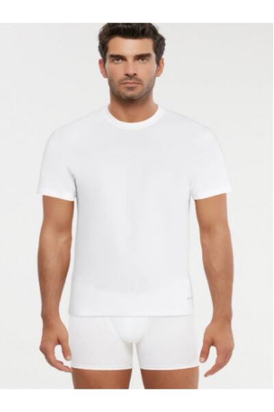 Kom Мъжки бял спортен комплект James от 2 части