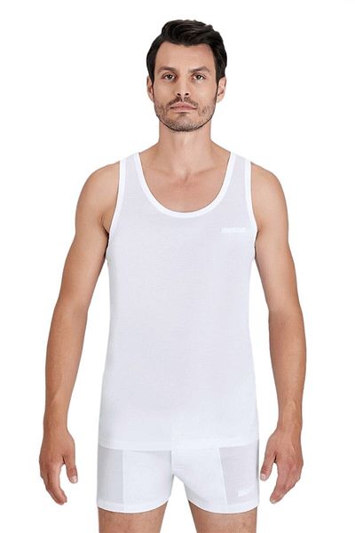 Kom Άνδρας White Elite Tank Top 8001