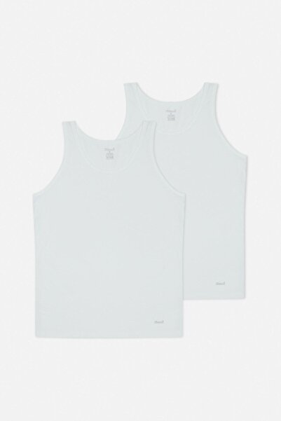 Kom Scott Strappy 2-Pece Basic Ανδρικό Μονό Λευκό