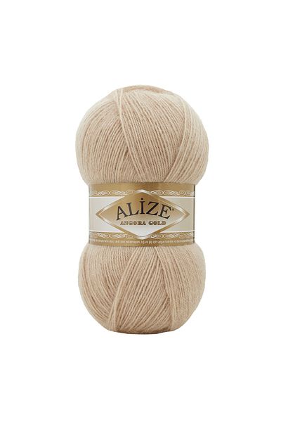 Alize 5 Τεμάχια Angora Gold Hand Knitting Yarn Χρώμα: 524 Μπεζ