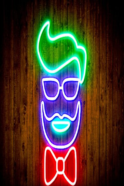 Extremmotif Berber Neon Tabela Led Kuaför