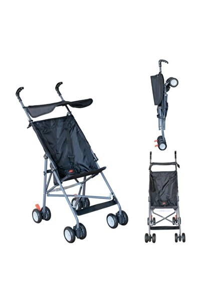 ALDEBA Siyah Hafif Pratik Baston Puset Bebek Arabası 3020