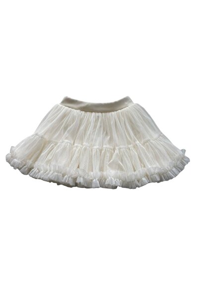 Karamela Ecru Tulle Skirt
