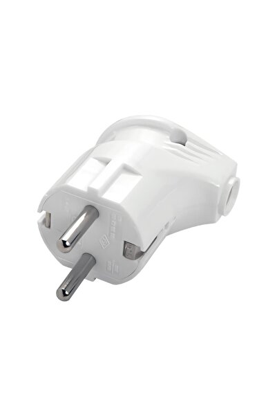 VİKO Monoblok Topraklı Erkek Fiş - Beyaz - 220 Volt - 90304200