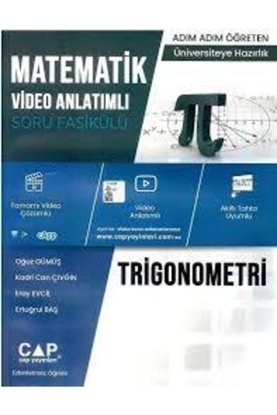 Çap Yayınları Üniv. Haz Matematik Konu Anlatımlı Soru Bankası Trigonometri 2024