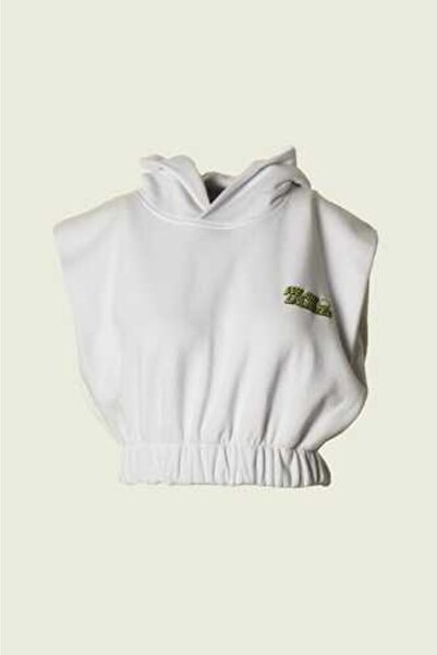 ECKO UNLTD Ecko Unlimited Emery Hooded Regular Fit White Women's Sweatshirt
