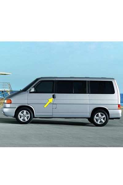 AFT مقبض تحرير خارجي للباب الأمامي الأيسر لسيارة Vw Volkswagen Transporter T4 1991-2003 مع مفتاح701837205