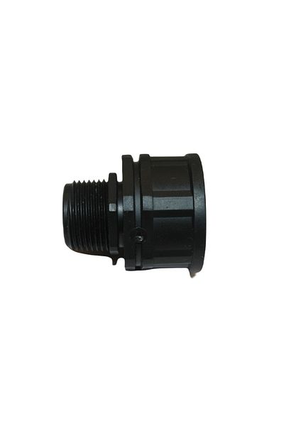 oddity Black 3/4" X 1" Male Threaded Reducing Coupling – Pe Pvc Water Pipe Connector Adapter