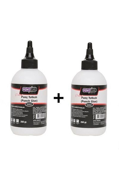 AYMAGNET Lipici Point Punch, 2 bucăți 250 Gr, adeziv transparent, lipici pentru perforare