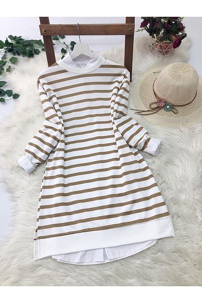 VOLT CLOTHİNG Tunika mit Streifendetail für Damen