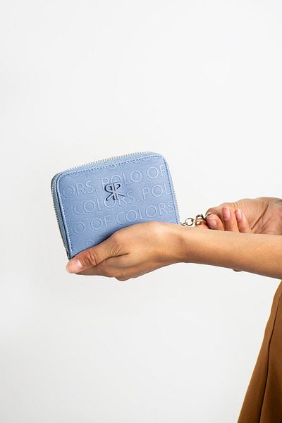 Polo Of Colors Nora Blue Women's Wallet 10x13 Size