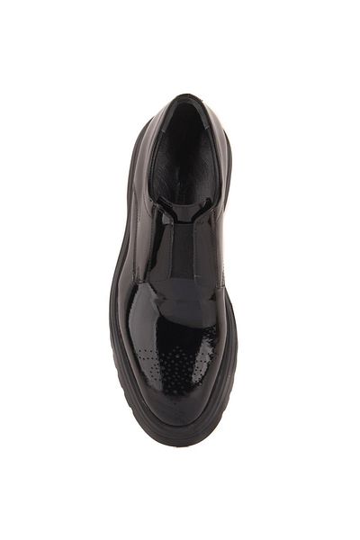 SailLakers 7090 Black Patent Leather Men's Shoes