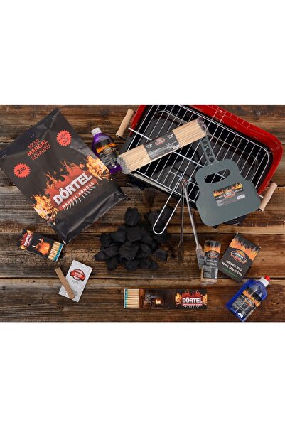GRILL CUP Dörtel Piknik - Mangal Seti ( 11 Parça Detaylı)