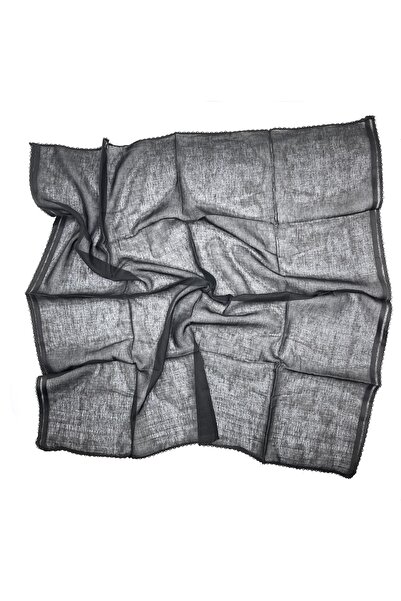 Naz Ipek Siyah Renk %100 Pamuklu 5'li Paket Iç Tülbent Iç Başörtüsü Bez 80x80